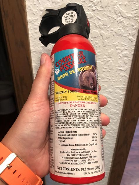 The truth about bear spray — it’s not just for bears | by The Washington Department of Fish and Wildlife | Medium Vacation Prep, Bear Attack, Bear Spray, Spray Can, Grizzly Bear, Large Animals, Find Yourself, Active Ingredient, Panel Siding