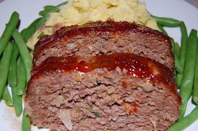 Cook's Illustrated meatloaf (gelatin) Meatloaf With Tomato Sauce, Allrecipes Meatloaf, Beef Meatloaf Recipes, The Best Meatloaf, Meatloaf Sandwich, Beef Meatloaf, Veal Recipes, Beef Gelatin, Gelatin Recipes