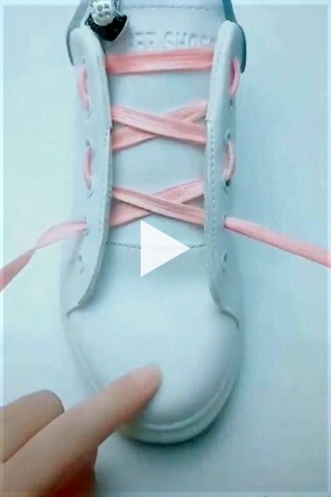 ✓✓ A fancy way to tie shoelaces. Try this gadget No-tie Lacing System: Turn any pair of lace-up tennis shoes into slip-on sneakers. So convenient. #ad #affiliate shoe lace patterns vans, grunge outfits, shoe laces tying techniques, shoe lace patterns step by step 6 holes, Wrap Dresses Diy, Ways To Tie Shoelaces, Tie Your Shoes, Shoe Lacing Techniques, Denim Diy Clothes, Adidas White Shoes, How To Tie Shoes, How To Fold Towels, Diy Barbie Furniture