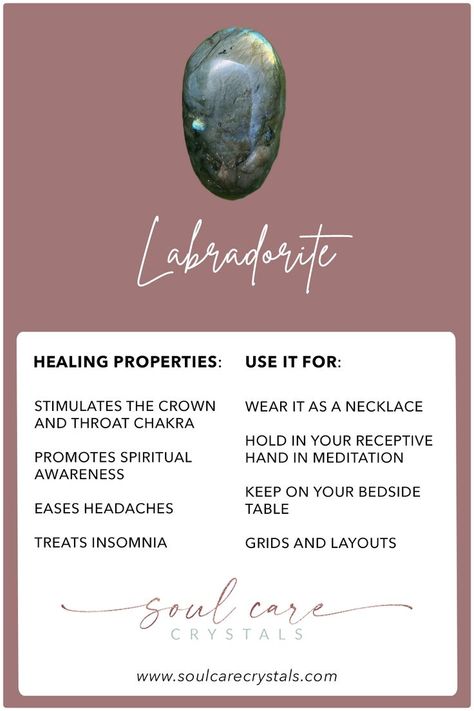 Learn about the healing properties of Labradorite and how you can use this beautiful crystal in your daily life. #Labradorite #soulcarecrystals #healingcrystals #crystalhealing Black Labradorite Meaning, Black Labradorite Crystal Meaning, Labrodite Crystal Aesthetic, Labrodite Crystal Benefits, Labrodite Crystal, Labradorite Crystal Meaning, Pisces Sun Sign, Crystal Grimoire, Labradorite Benefits