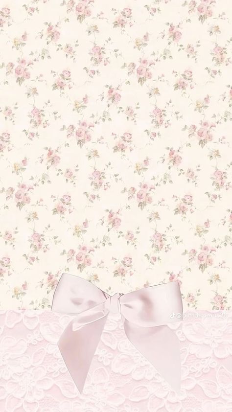 Pink Victorian Wallpaper, Pink Ribbon Wallpaper, Vintage Core, Coquette Wallpaper, Wallpaper Background Design, Cute Images For Wallpaper, Pink Victorian, Victorian Wallpaper, Vintage Flowers Wallpaper