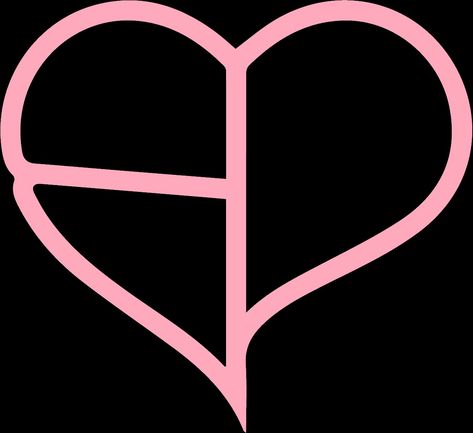 Blackpink Logo Sticker, Blackpink Symbol Logo, Blackpink Symbol, Blackpink Heart Logo, Blackpink Logos, Blackpink Heart, Blink Wallpaper, H&m Logo, Blackpink Logo