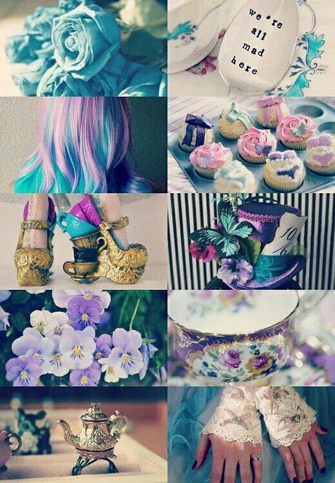 Mad Hatter mood board Eah Aesthetic, Ever After High Aesthetic, Madeline Hatter, Princess Inspired Outfits, Wonderland Aesthetic, Alice In Wonderland Aesthetic, High Aesthetic, Nail Pops, Apple White