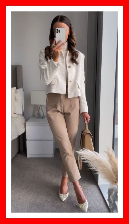 Church Outfit Spring, Outfit Formal Mujer, Outfit Beige, Reign Fashion, Outfit Elegantes, Mango Blazer, New Look Fashion, Church Outfit, Relaxed Outfit