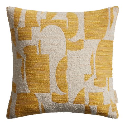 You'll love the Ivory And Golden Yellow Jacquard Abstract Throw Pillow at World Market. Browse our entire collection of Throw Pillows, available online or at one of our 270+ stores. Living Room Yellow Accents, Light Blue Couches, Funky Throw Pillows, Mid Century Pillows, Living Room Redesign, Mid Century Modern Pillows, Gold Throw Pillows, Pillow Combos, Yellow Throw Pillows