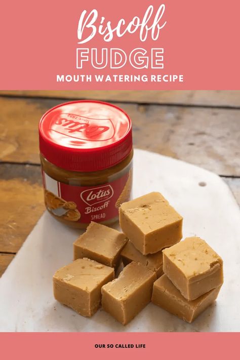 Biscoff Fudge Recipe | Quick Lotus Biscoff Fudge Lotus Recipes Biscoff, Biscoff Fudge Recipe, Simple Baking Recipes Dessert, Biscoff Spread Recipes, Lotus Biscoff Recipes, Biscoff Fudge, Biscoff Recipes, Simple Baking, Fudge Recipes Easy