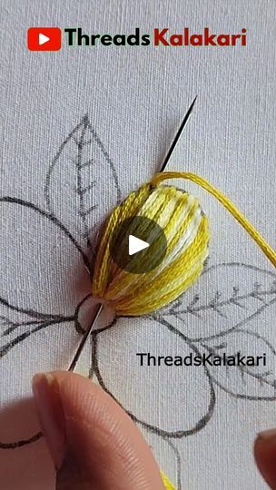 438K views · 3.4K reactions | What an Idea 👌 flower embroidery design for beginners #embroidery #handembroideryvideo #diycrafts #embroiderytips #threadskalakari #reels #embroideryreels | ThreadsKalakari | ThreadsKalakari · Original audio 3d Flower Embroidery Design, 3d Embroidery Designs, 3d Embroidery Flowers, Embroidery Design For Beginners, Design For Beginners, Embroidery Lessons, Beginners Embroidery, Hand Embroidery Videos, Basic Embroidery Stitches