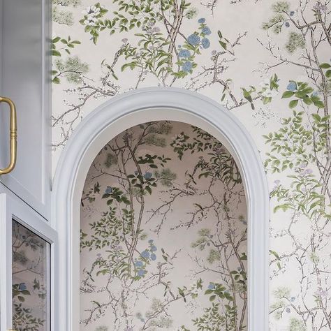 Thibaut Central Park Wallpaper, Thibaut Wallpaper Turnberry Trellis, Thibaut Katsura Wallpaper, Katsura Wallpaper, Thibault Wallpaper, Chinoiserie Wallpaper Bathroom, Powder Room Wallpaper, Thibaut Wallpaper, North Tower