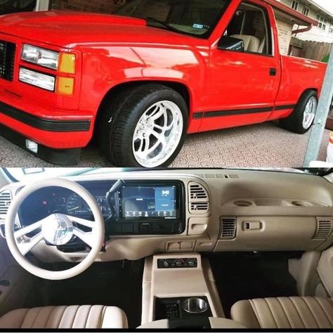 Obs Chevy Interior Ideas, Obs Chevy Interior, 2002 Mustang, Chevy Silverado Single Cab, Chevy Obs, Chevy Trucks Lowered, Classic Cars Trucks Chevy, Obs Chevy, 2002 Chevy Silverado