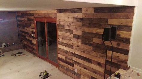 Car Siding Walls, Wood Plank Walls, Plank Walls, Basement Walls, Car Side, Home Tours, Bathroom Floor Tiles, Side Wall, Amazing Ideas