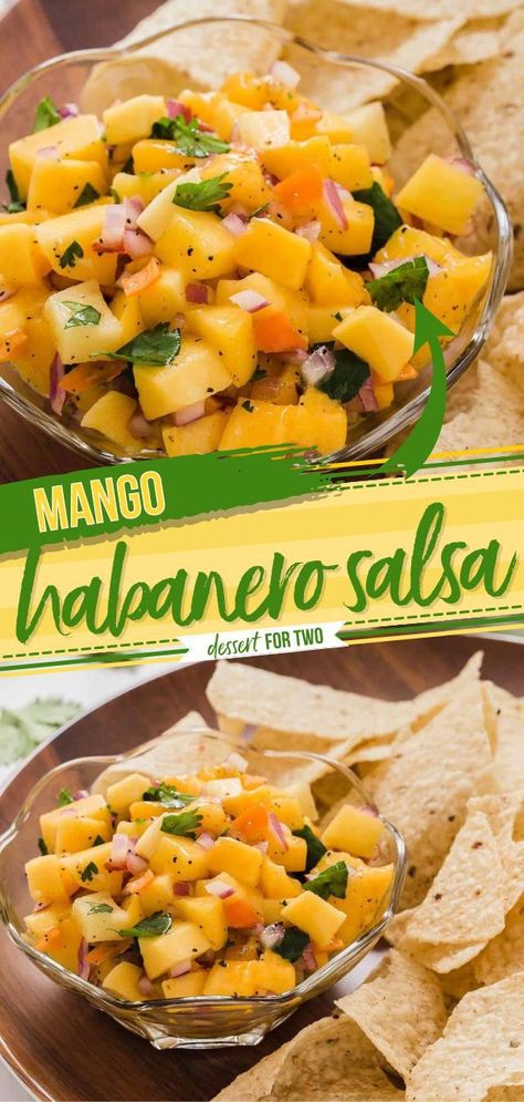 This contains: Mango Habanero Salsa, football party food, dips for chips Party Food Dips, Habanero Salsa Recipe, Mango Habanero Salsa, Dip For Chips, Food Dips, Baked Breaded Chicken, Mango Salsa Recipe, Habanero Salsa, Spicy Dip