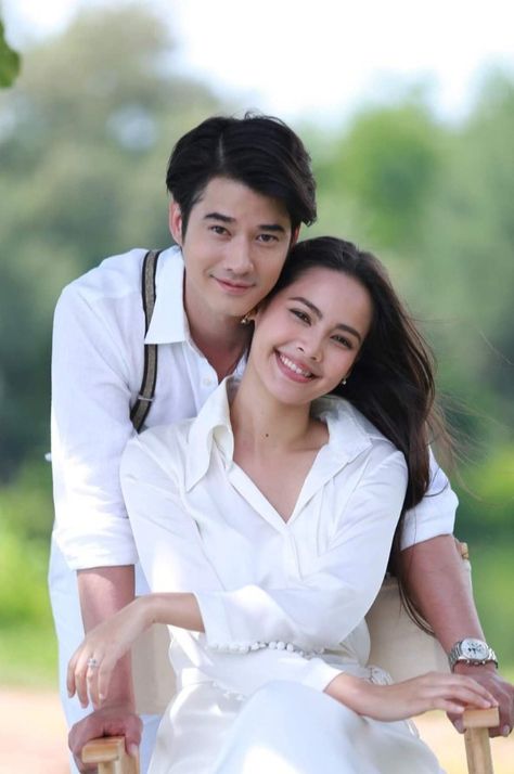 Mario and Yaya Bad Romeo Thai Drama, Bad Romeo, Mario Maurer, Diwali Photos, Urassaya Sperbund, Fashion Models Men, Korean Wedding Photography, Couple Wedding Dress, Pre Wedding Poses