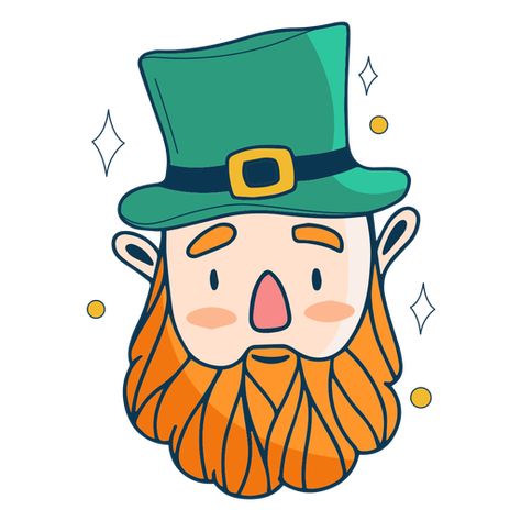 Leprechaun Illustration, Irish Illustration, Irish Leprechaun, St Pats, Irish Traditions, Shirt Maker, Gradient Color, Svg Design, Graphic Design Art