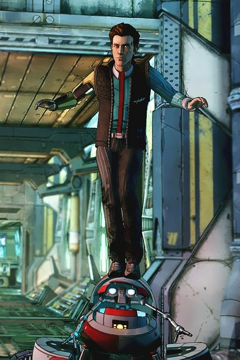 Rhys Strongfork, Rhys Borderlands, Tales From The Borderlands, Handsome Jack, Borderlands, Anime