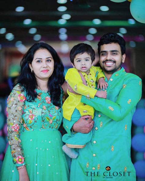 Mom And Son Birthday Outfits, Mom Son Outfits Matching Indian, Mother And Son Dress Outfits, Family Combo Dress For Birthday, Mom And Son Outfits Indian, Family Outfits For Birthday Party Indian, First Birthday Family Outfits Indian, Family Outfits Indian, First Birthday Outfit For Mom