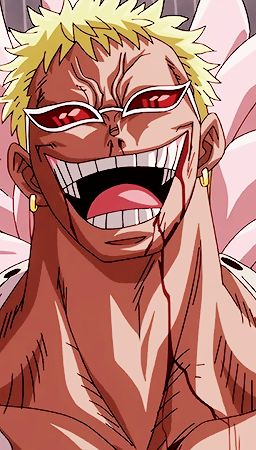 FUFUFUFUFUFUFUFU Doflamingo One Piece, Jack Sparrow Wallpaper, Doflamingo Wallpaper, Donquixote Doflamingo, Flower Pot Design, One Piece Pictures, Pot Designs, One Piece Anime, Anime Background