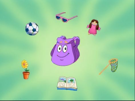 Backpack/Gallery/Segments | Dora the Explorer Wiki | Fandom Dora Backpack, Dora Boots, Explorer Theme, Dora And Friends, Kai Lan, Chocolate Tree, Red Chicken, Big River, Minor Character