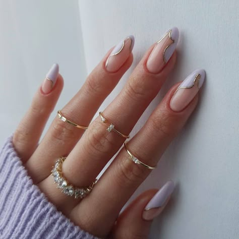 Lavender Nails, Minimal Nails, Almond Acrylic Nails, Neutral Nails, Fire Nails, Classy Nails, Dream Nails, Fancy Nails, Chic Nails