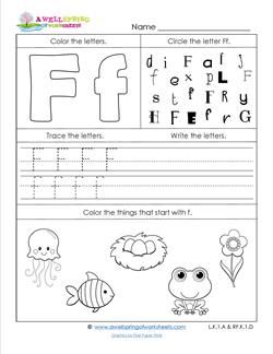 ABC Worksheets - Letter F - Alphabet Worksheets Preschool Letter F Worksheets, Letter F Worksheets Kindergarten, Letter Ff Worksheets, Worksheet Letter F, Letter F Worksheets Preschool, F Worksheets Preschool, Letter F Worksheets For Preschool, Letter F Activities, Letter F Worksheet