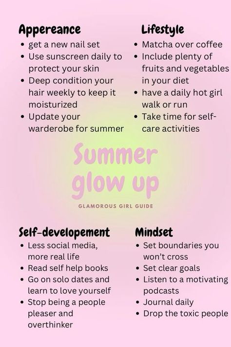 Summer Glow Up Challenge, Glow Up Wallpaper, Summer Glow Up Checklist, Summer Glow Up Tips, Glow Up Plan, Glow Up Routine, Wallpaper Vision Board, Glow Up Checklist, Weekend Routine