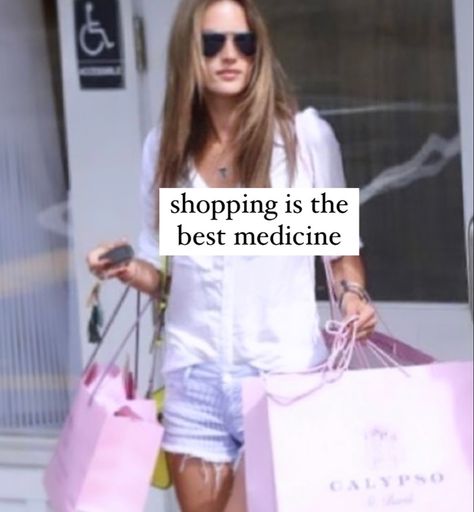 Shopping Is Therapy Quotes, Retail Therapy Aesthetic, New Me Aesthetic, Glowing Quotes, Girl Logic, Shopping Addict, Girl Blogging, Pink Girly Things, Blogger Girl