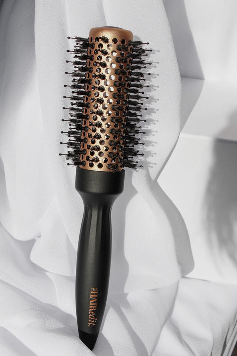 Bedazzled Hair Brush, Gold Hair Brush, Ghd Hair Brush, Boars Hair Brush, Hair Brush Round, Beautiful Scenery Photography, Hair Stylist Life, Blow Dry, Hair Brush