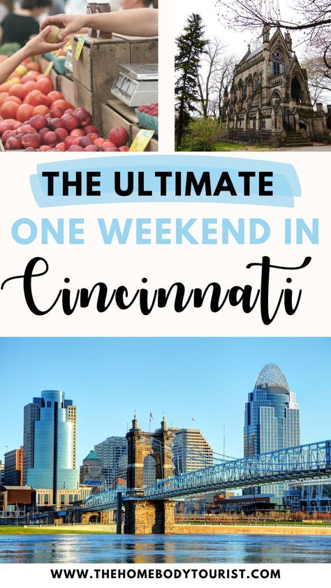 Click to see how to make the most out of 3-days in Cincinnati and create a memorable and fun one weekend in Cincinnati. Cinncinati Ohio Things To Do, Cincinnati Ohio Things To Do, Cincinnati Things To Do, Cincinnati Bachelorette Party, Things To Do In Cincinnati Ohio, Cincinnati Vacation, Things To Do In Cincinnati, Bucket List Trips, Traveling Goals