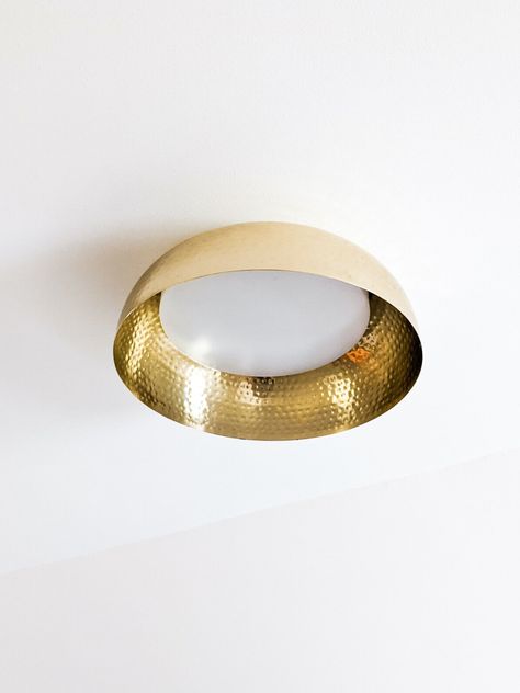 Flush Mount Ceiling Lights Diy, Ceiling Light Update Diy, Diy Large Light Fixture, Diy Bowl Light Fixture, Diy Ceramic Light Fixture, Diy Bowl Pendant Light, Diy Flush Mount Light Cover, Diy Light Cover Ceiling, Diy Ceiling Light Cover Ideas