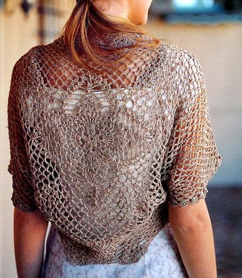 Crochet Shrug Pattern - Wonderful Crochet Cape Pattern, Crochet Collar Pattern, Bolero Pattern, Crochet Baby Jacket, Lace Shrug, Crochet Shrug Pattern, Shrug Pattern, Bead Crochet Patterns, Crochet Vest Pattern