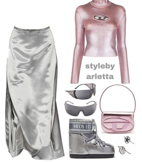 Madelyn Aesthetic, Elderberry Wine, Futuristic Outfits, Chic Black Outfits, Creepy Cute Fashion, Diesel Clothing, Plush Chair, Space Outfit, Bratz Inspired Outfits