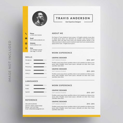 Modern simple template for curriculum Pr... | Premium Vector #Freepik #vector #infographic #brochure #flyer #business Infographic Brochure, Curriculum Vitae Design, Cv Design Professional, Cv Original, Cv Inspiration, Graphic Design Cv, Creative Cv Template, Modern Cv Template, Clean Resume Template