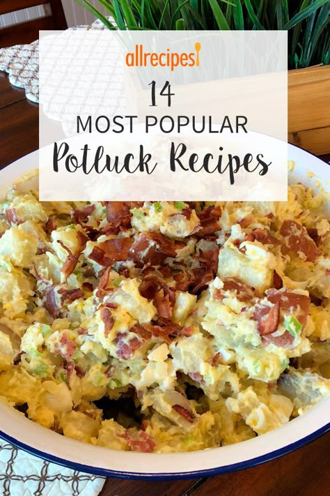 Best Side Dishes For Potluck, Good Pot Luck Dishes, Best Summer Potluck Dishes, Best Potluck Salads, Work Lunch Potluck Ideas, Por Luck Dishes, Chicken Pot Luck Dishes, Great Potluck Dishes, Popular Potluck Dishes