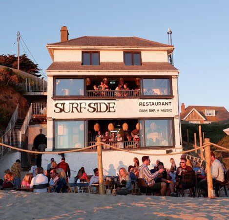 SURFSIDE POLZEATH - Updated 2023 Restaurant Reviews, Menu & Prices - Tripadvisor Porthleven Cornwall, Padstow Cornwall, Polzeath Cornwall, Pedn Vounder Cornwall, Cornwall Surfing, Surfing In Cornwall, Uk Beaches, Cornwall England, Beach Lifestyle