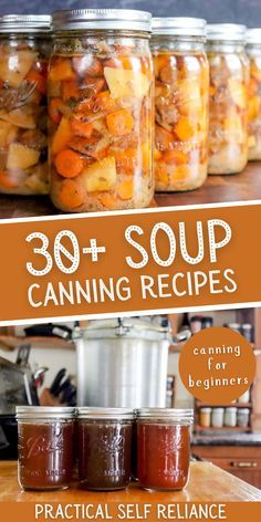 Soup Canning Recipes, Best Canning Recipes, Recipes For Soup, Can Soup, Canning Soup Recipes, Soup Recipes Healthy, Easy Canning, Pressure Canning Recipes, Home Canning Recipes