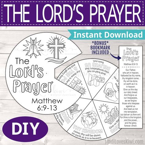 Lords Prayer Activities For Kids, Lord's Prayer Activities For Kids, The Lords Prayer Activities, Lord’s Prayer Craft For Kids, The Lords Prayer Craft Sunday School, The Lords Prayer For Kids Free Printable, The Lords Prayer Printable Free, Lords Prayer For Kids, Prayer Crafts For Kids Sunday School