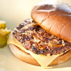 Cook's Country | Oklahoma Fried Onion Burgers Fried Onion Burger Recipe, Fried Onion Burgers, Onion Burger Recipe, Onion Burgers, Cooks Country Recipes, Onion Burger, Turkey Burger Recipes, Meat Pies, Burger Sliders