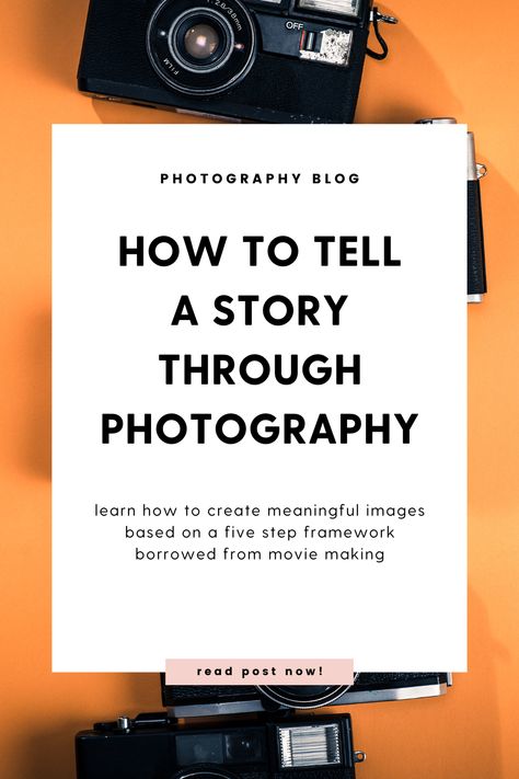 Would you love to create more interesting photographs that tell a story? Then read my blog post now where I share how to create a visual narrative in five simple steps borrowed from movie making! #photography #visualstorytelling #creativephotography #photoshoot Story Telling Photography, Narrative Photography, Photography Hacks, Movie Making, Visual Narrative, From Movie, Storytelling Photography, Self Portrait Photography, Photography Words