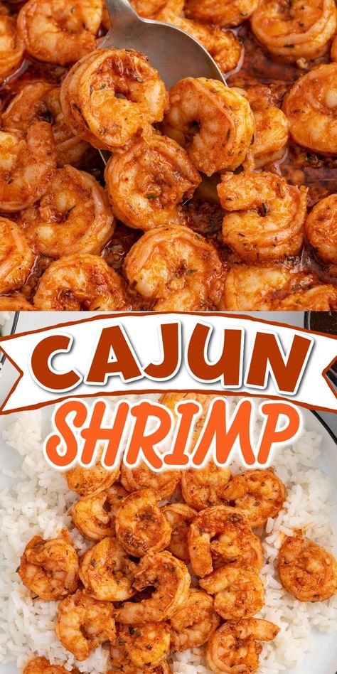 Cajun Shrimp Easy Seafood Recipes Simple, Hot And Spicy Shrimp, Cajun Shrimp Rice, Fried Shrimp Recipes, Spicy Shrimp Recipes, Cajun Shrimp Recipes, Cajun Seafood, Cajun Dishes, Pinky Girl