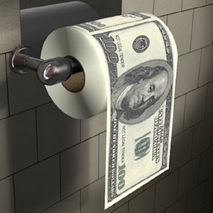 Toilet Paper Humor, $100 Bill, 100 Dollar Bill, Gag Gifts Funny, Toilet Paper Roll, Toilet Roll, Dollar Bill, Household Supplies, Gag Gifts