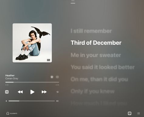 I STILL REMEBER THIRD OD DECEMBER ME IN YOUR SWEATER YOU SAID IT LOOKED BETTER #conangray #christmas #december #heather 3 December Sweater, December 3rd Quotes, 3rd Of December Sweater, 3rd Of December Heather, Heathers Quotes, 3rd Of December, Christmas December, Conan Gray, Fire Department