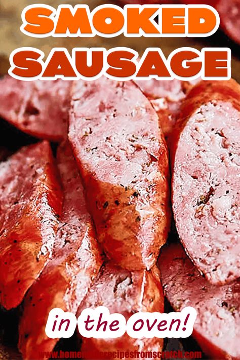 How to Cook Smoked Sausage in the Oven | My Easy Smoked Sausage Recipes #082 1 Oven Cooked Sausage, Smoked Sausage Recipes Oven, Cooking Smoked Sausage, Baked Smoked Sausage, Smoked Sausage In Oven, Best Way To Cook Smoked Sausage, How To Cook Sausage In The Oven, Sausage In The Oven, How To Cook Smoked Sausage