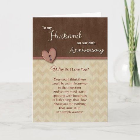 $4.02 | 20th Anniversary to Husband Why Do I Love You? #spouse, best, friend, heart, pink, love, husband, anniversary, 20th, why do i love you Anniversary To Husband, Marriage Anniversary Quotes, Christmas Birth Announcement, Anniversary Card For Husband, Happy Birthday Hearts, Husband Card, Happy Birthday Lettering, Husband Anniversary, To My Husband