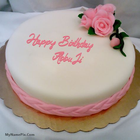 The name [abbu ji] is generated on Pink Rose Happy Birthday Cake With Name image. Download and share Birthday Cake With Name images and impress your friends. Happy Birthday Sherry, Bday Cake Images, Rose Happy Birthday, Happy Birthday Cake With Name, Friends Birthday Cake, Birthday Cake Writing, Birthday Cake With Name, 25th Birthday Cakes, Happy Birthday Rose