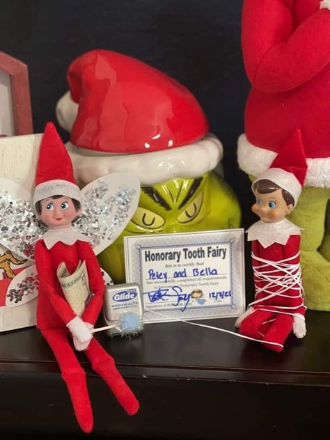 Tooth Fairy And Elf On The Shelf, Tooth Fairy, On The Shelf, The Elf, Elf On The Shelf, Elf, Holiday Decor, Home Decor, Home Décor