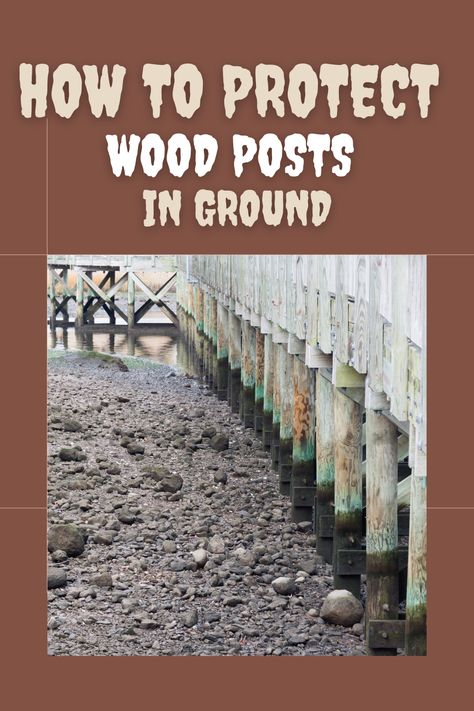 How To Treat Wood For Outdoor Use, Ground Deck, Sealing Wood, Log Fence, Building A Wooden House, Large Property, Wood Fence Post, Wooden Fence Posts, Wood Stake