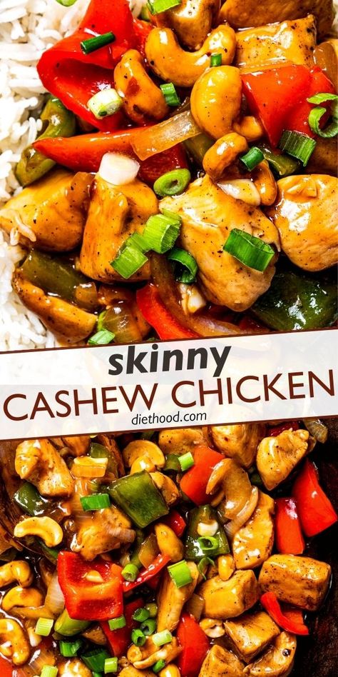 Chicken Broccoli Cashew, Cashew Chicken Recipe, Bell Pepper Recipes, Cashew Chicken, Sweet Heat, Dinner Side Dishes, Dinner Sides, Dinner Appetizers, Best Dinner Recipes