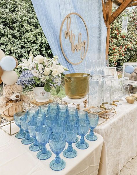 Bearly Wait Baby Shower — Party Hero Boy Bear Baby Shower Ideas, Bear Baby Shower Candy Table, Teddy Bear Baby Shower Theme Boy Table, Brown Teddy Bear Baby Shower Theme Table, Baby Shower Bear Theme Boy Target, Bear Baby Shower Ideas, Blue Drink For Baby Shower Boys, Bearly Wait, Baby 2