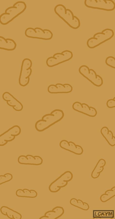 Bread Pictures Cartoon, Baguette Wallpaper, Bread Background Wallpaper, Bread Background Design, Bread And Pastry Background Aesthetic, Bread Pattern Design, Aesthetic Bread Wallpaper, Cute Bread Wallpaper, Bread Aesthetic Wallpaper