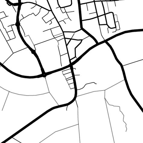 Minimalistic Black & White - Snazzy Maps - Free Styles for Google Maps Road Map Template Free Printable, Map Mapping Simple, World Map Minimalist, Europe Map Black And White, London Map Black And White, Google Maps, Street Map, Black And White Abstract, Design Studio