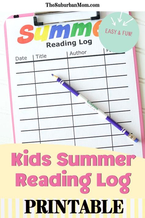 Summer can be the fun season to make kids start reading. Use it to be productive with this reading list! Check out the blog for details on this Kids Summer Reading Log Printable. This also counts These also count as summer crafts, kids activities, family crafts for summer, summer activities, summer ideas, bucket list ideas, seasonal bucket list, summer activity list, book recommendations, book reading list, reading list ideas, summer book ideas and more summer ideas! #summeractivities #summer Summer Reading Chart For Kids, Summer Reading Log Printable Free, Reading Charts For Kids Printable, Reading Log Printable Free, Summer Activity List, Reading Challenge For Kids, Reading Log For Kids, Summer Reading Chart, Book Trackers